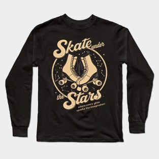 Skate Under the Stars: Where Every Glide Sparks Imagination Long Sleeve T-Shirt